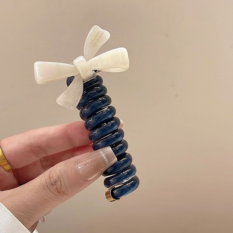 Primavera línea telefónica anillo de cabello cuerda cabeza nuevo artefacto de cabello trenzado colorido lindas estrellas burbujas trenzas adornamientos para el cabello de niños