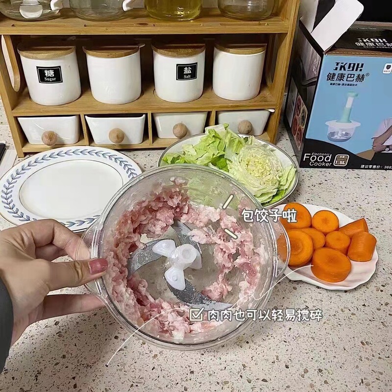 イベントの贈り物は、肉を絞る機の巨大なloオックス手動野菜切り器家庭用多機能料理機ウインチ|undefined