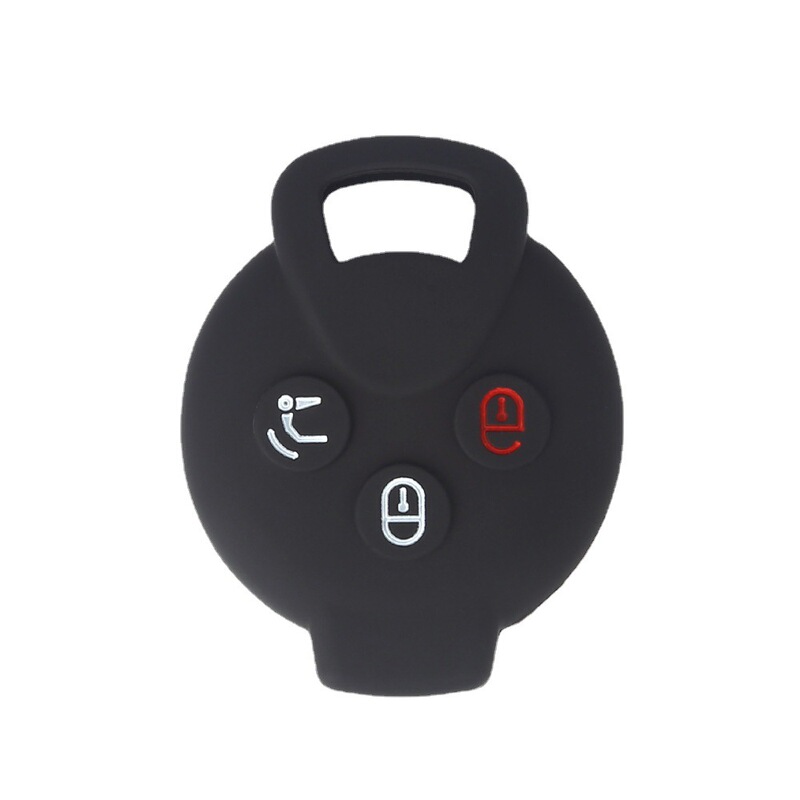 For Mercedes-Benz Elf smart Silicone Key Case smart mini Protective Case fortwo Soft Glue Key Case
