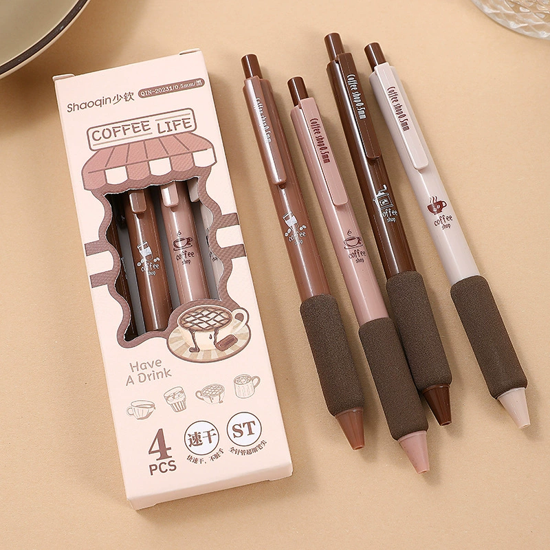 Rollerball Pen Set with Pouch, 0.5 mm Smooth Quick-Dry Tips, Multiple Color Packs