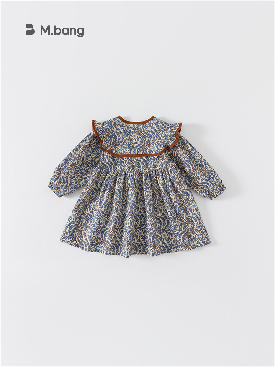 Ropa Infantil Youbao, Vestido de Princesa para Niñas de Primavera y Otoño, Vestido Floral para Niñas, Vestido Elegante para Niñas Pequeñas, Ropa para Bebés image 5