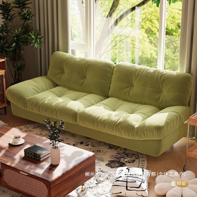 Fábrica directa sofá nube pequeño sofá de alquiler sala de belleza barbería sofá apartamento sofá cama perezosa