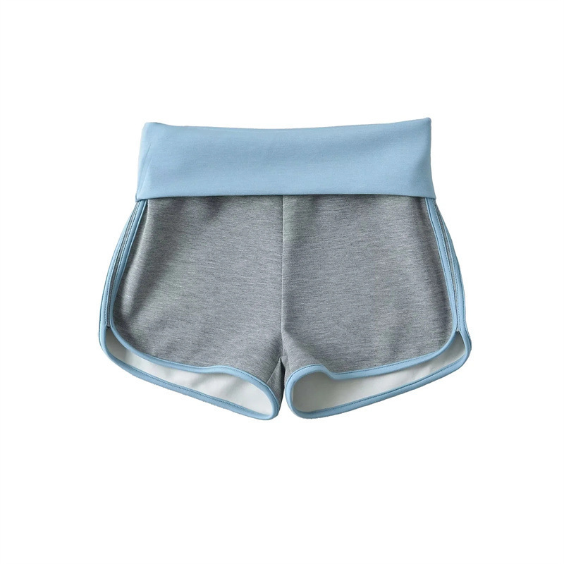 アメリカのギャルは色にぶつかってまっすぐな筒の運動のレジャーの短いタイプの夏の新型のヨガのフィットネスのお尻の広い足の熱いズボンをつなぎます。|undefined