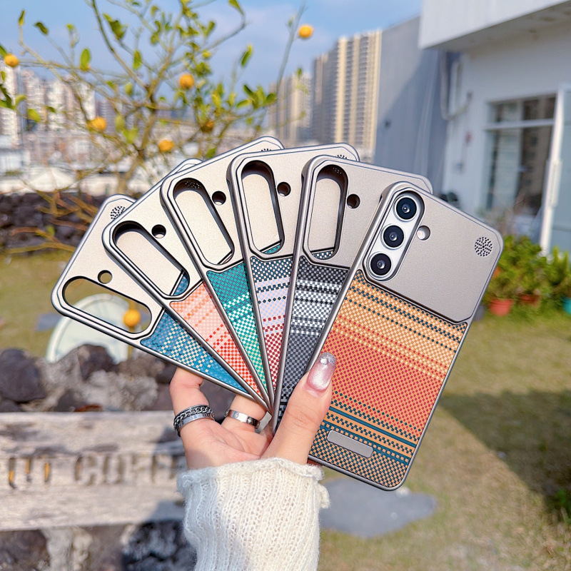 Suitable for Samsung's New S25Plus Mobile Phone Case, Protective Cover, Anti-Fall, Ultra-Thin, High-End, Business, Simple and Stylish for Men and Women Suitable for Samsung's New S25Plus Mobile Phone Case, Protective Cover, Anti-Fall, Ultra-Thin, High-End, Business, Simple and Stylish for Men and Women