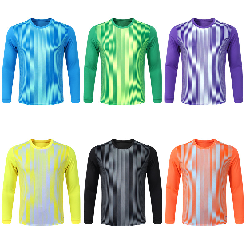 2026 New Model Breathable Sweat-Wicking Goalkeeper Uniform for Football Games, Adult and Children, Cross-Border Foreign Trade Goalkeeper Uniform for Summer