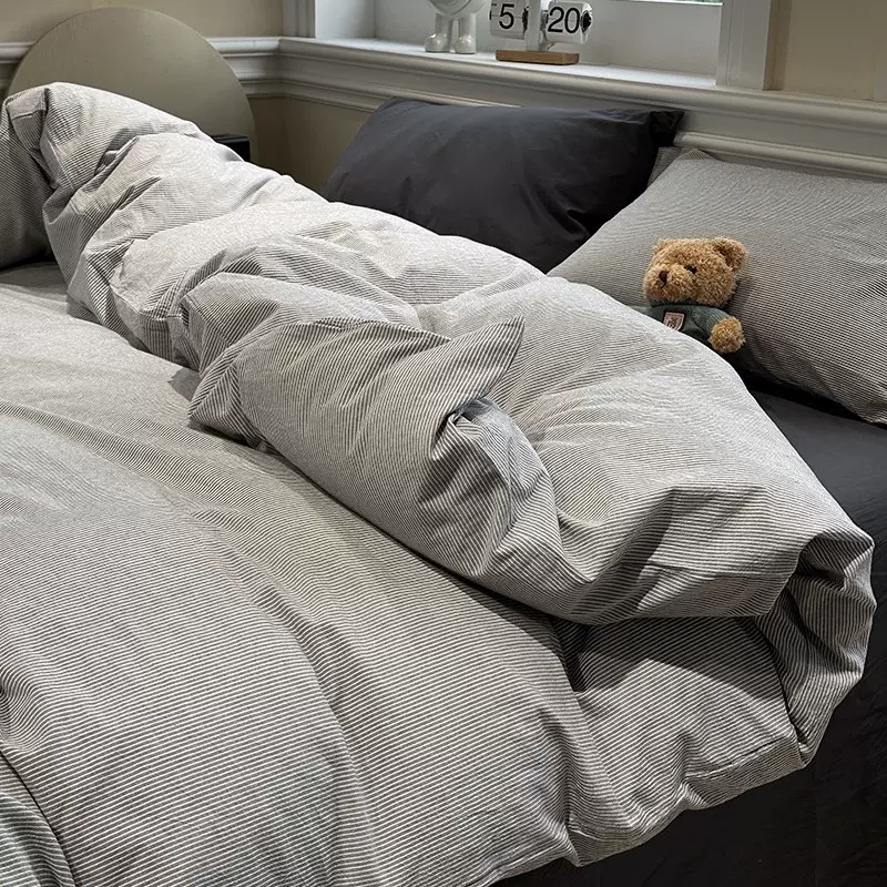 a类床上用品四件套纯棉2025新款床单被套学生宿舍单人三件套3