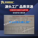 小区电气模拟屏模拟盘 配电室电力模拟屏 马赛克阻燃图板配置图