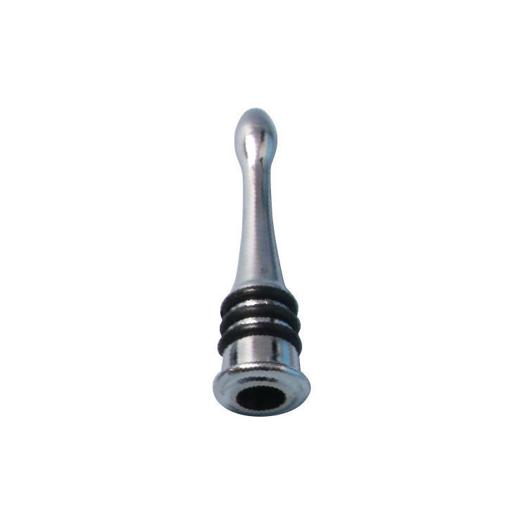 Aleación de zinc 6 cinta varilla alargada botella de vino tapón de acero inoxidable Bola de vino tapón de la preservación del vino columna de rosca cromado tapón de la botella