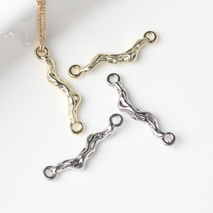 Casual Alloy Branch Double Hanging Connector Pendant Pendant DIY Bracelet Necklace Earrings and Other Jewelry Accessories