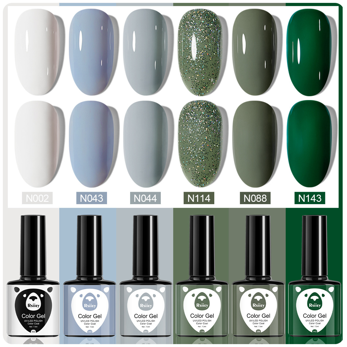 6 colores esmalte de uñas pegamento fototerapia embotellada color popular pintado brillante ojo de gato pegamento UV fototerapia pegamento esmalte de uñas traje de pegamento