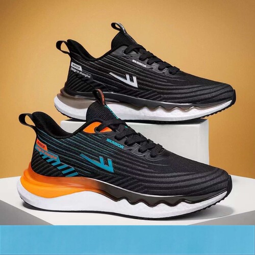 Pull back basketball running shoes, simple, versatile, shallow, affordable, Korean style casual wear-resistant air cushion running shoes wholesale