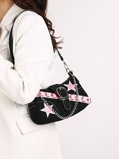 One-shoulder bag, matte underarm bag, small bag, high-quality style