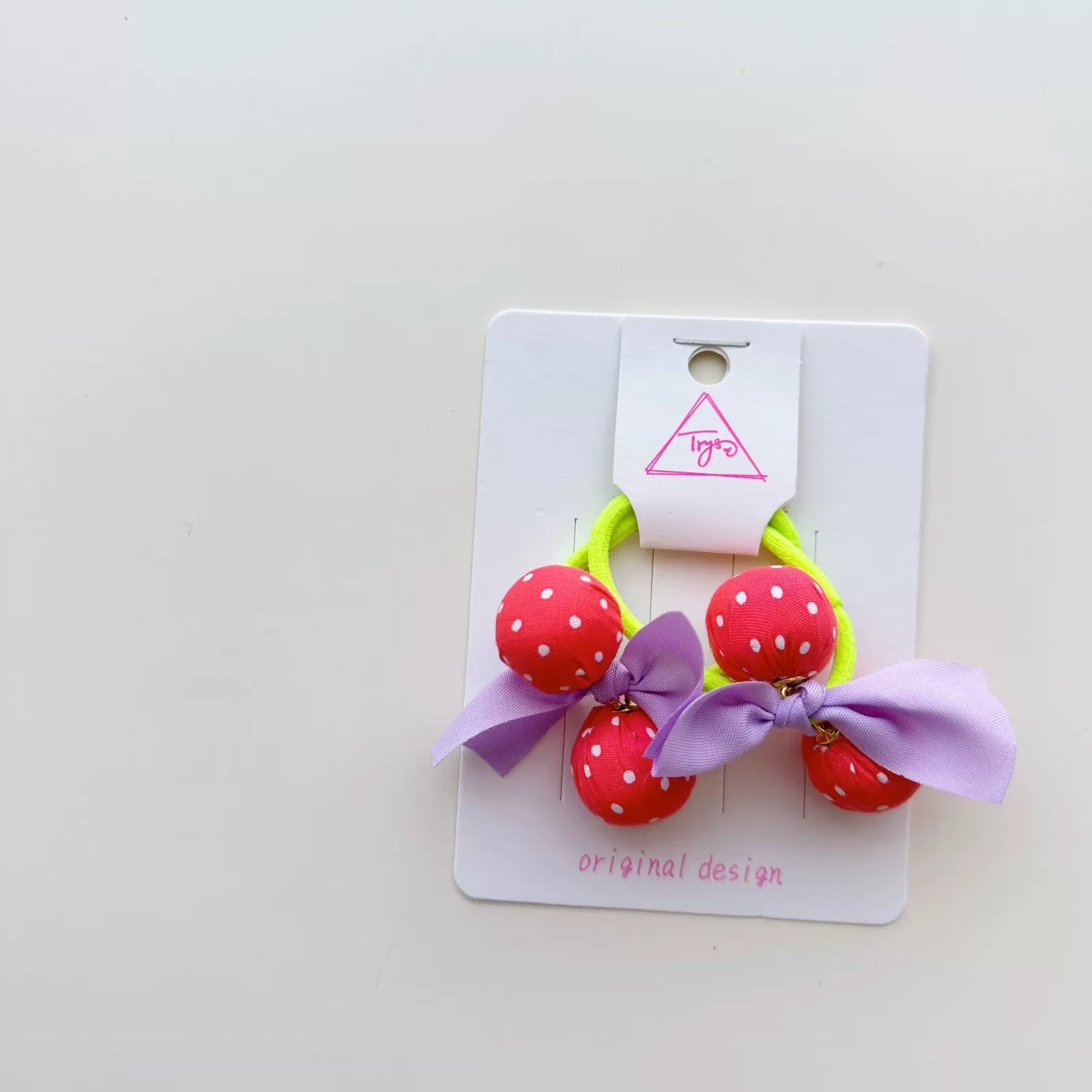 Children's hair rope with bow
