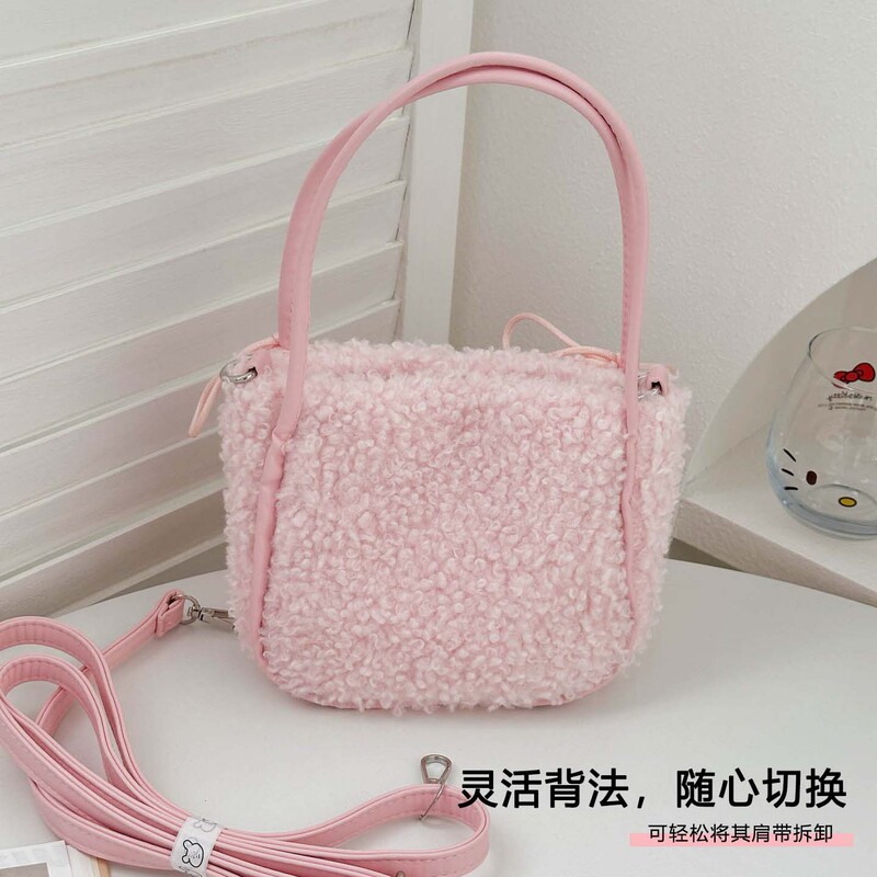 三丽鸥正版周边毛绒甜妹手提包可爱少女心百搭送礼生日礼物萌系|undefined