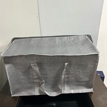 搬家杂物袋pp编织包装袋防水拉链大容量覆膜家用开盖式衣物储物袋