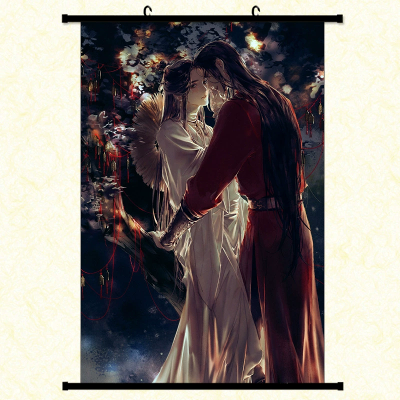 Плакат висит Тайангуань Blessing, постер, коллекция манги, комикс, картина небо Цюань, сопутствующий товар, оптовая продажа, мужчина показывать