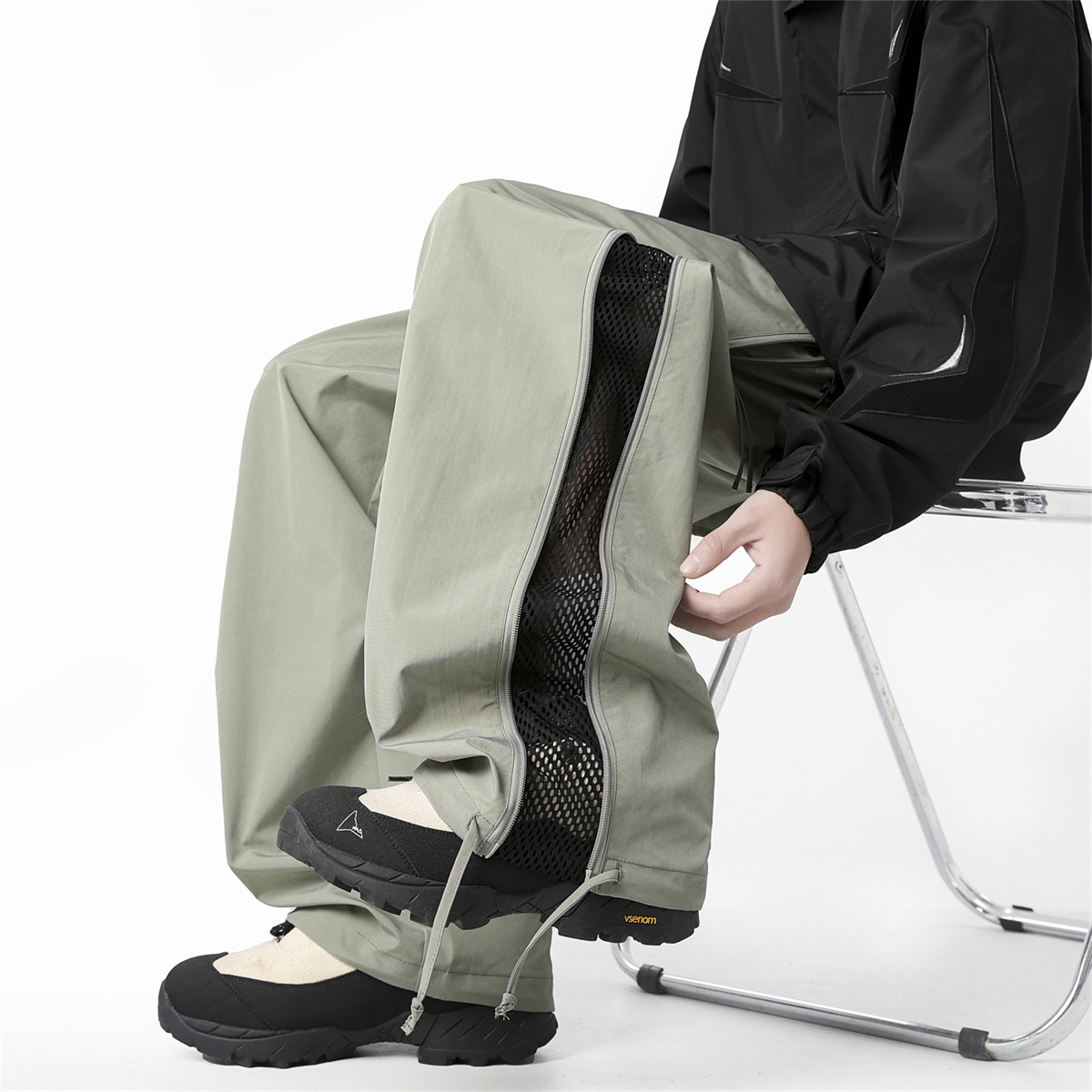 Pantalones de verano para hombres, talla grande, ropa de hombre, marca de moda suelta, camiseta de manga corta de todo fósforo, pantalones deportivos elásticos, pantalones casuales para hombres