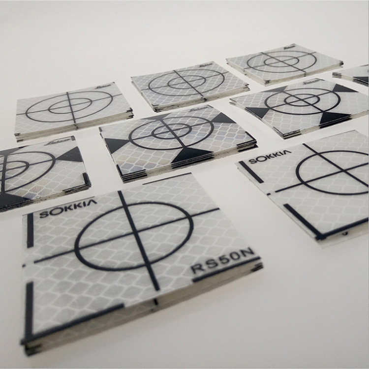 全站仪反射片自贴式反光反射贴片/徕卡拓普康南方索佳尼康反射片