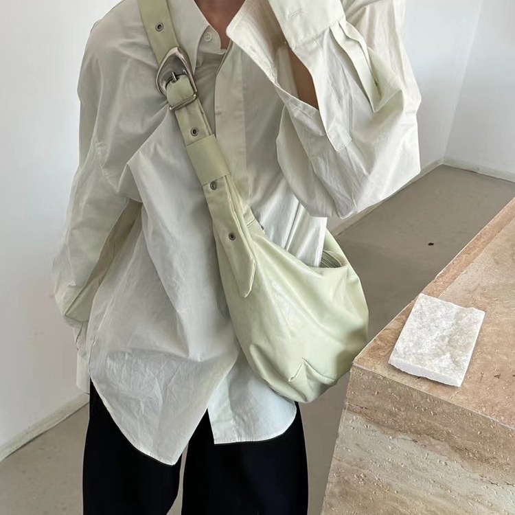 Borsa a tracolla da donna in morbida pelle, stile casual, da pendolare, grande capacità, stile gnocco_voghion.com