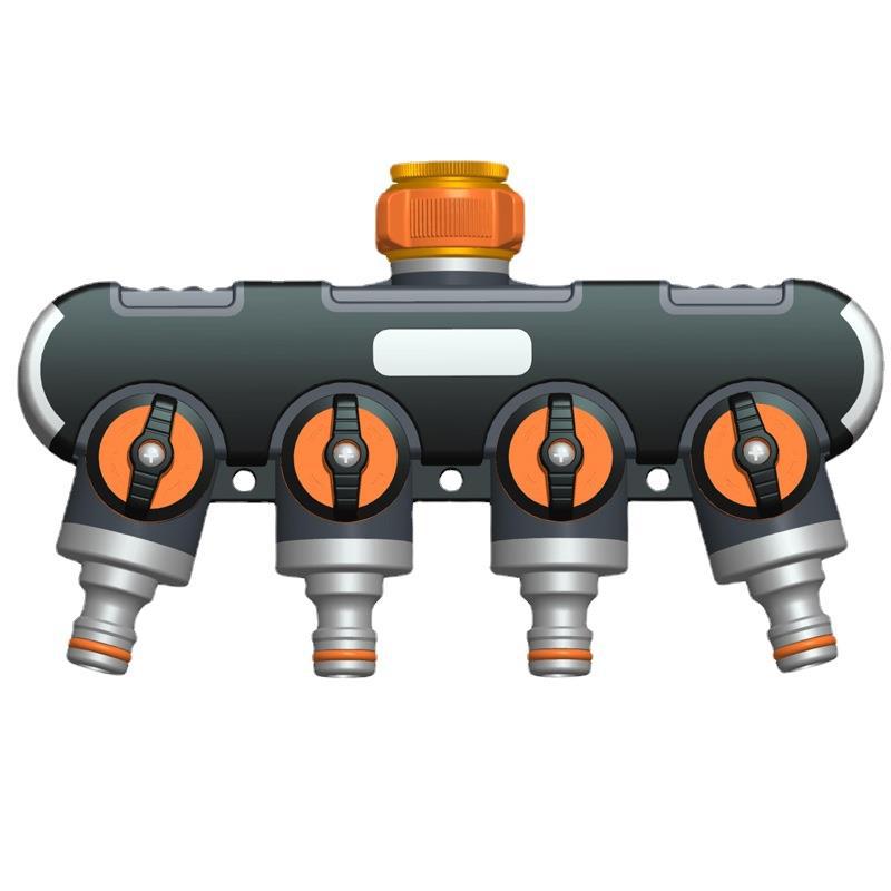 Cross-border Garden Irrigation Four-way Faucet Splitter, Gardening Accessories, E-commerce Wholesale Sprinklers,_voghion.com