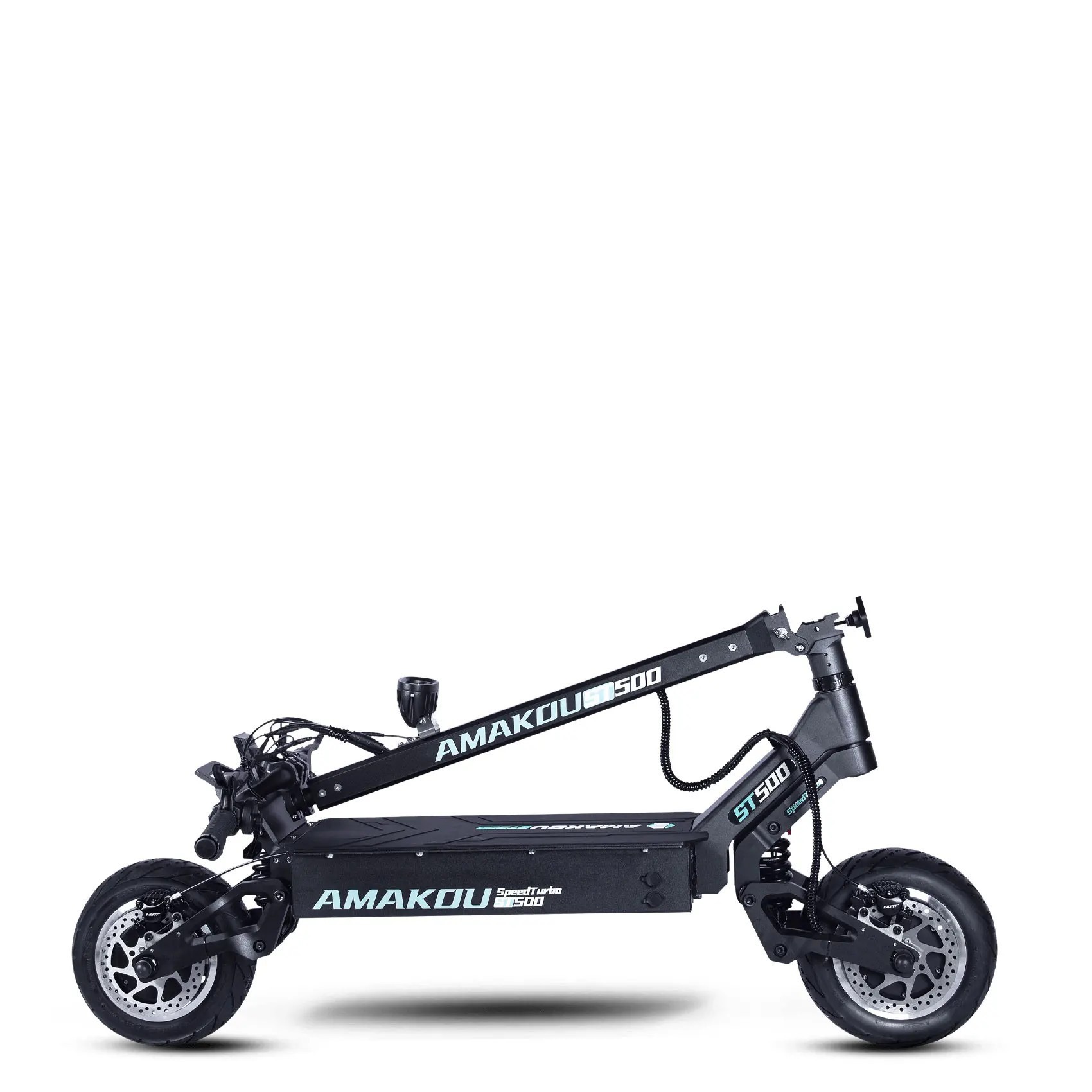 Retuol 11-Inch Two-Wheel Dual-Drive High-Speed Off-Road Electric Scooter Foldable Portable One-Piece Riding Accessory