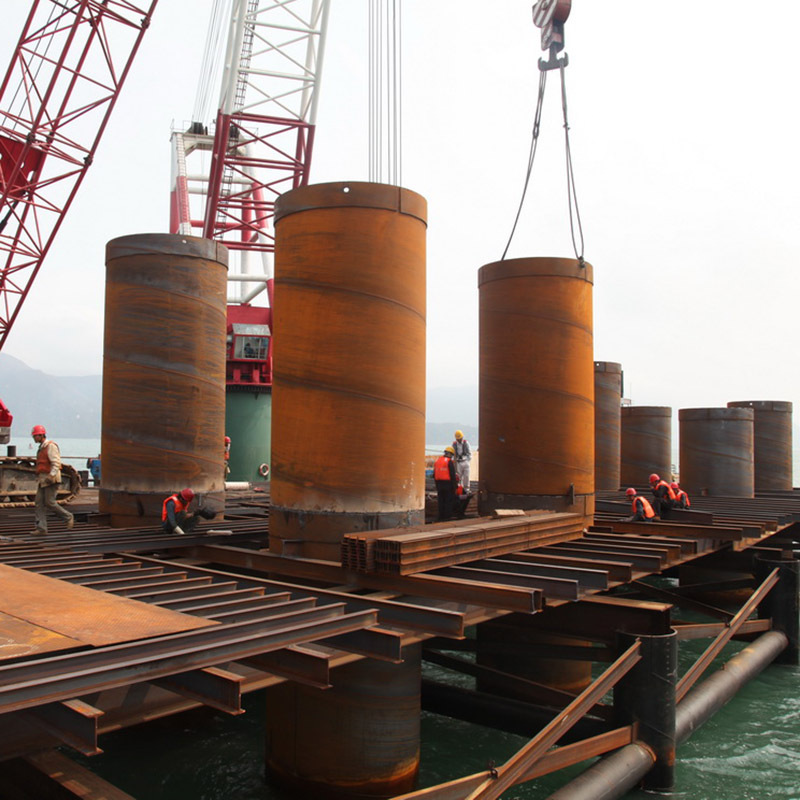 朗迅钢铁 供应钢板卷管厂家 陆上埋设钢护筒 佛山钢护筒销售厂家