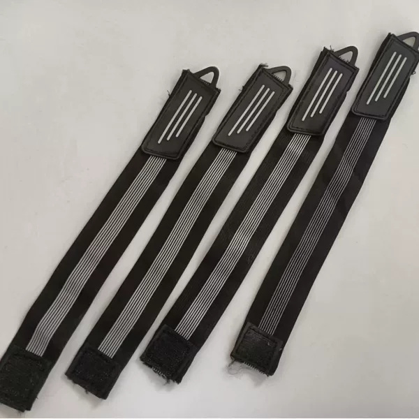 Cycling equipment, bicycle leg straps, mountain bike riding gear straps