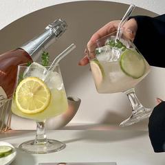 インスタ映えするストロベリーカップ レストラン用グラス ワイングラス ロンググラス ブランデーグラス アイスコーヒーカップ ソーダグラス シンプルなドリンクグラス