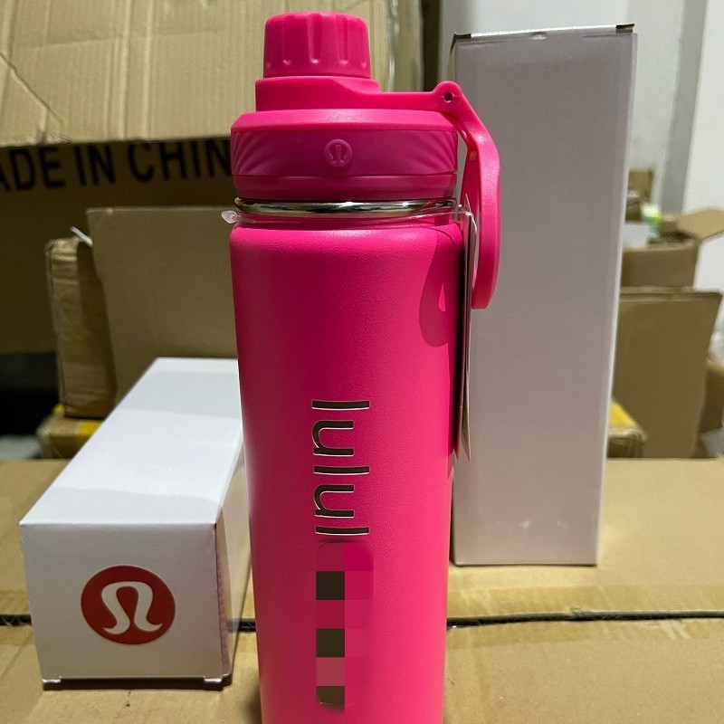 ルルレモン サーモスカップ バック トゥ ライフ スポーツ ヨガ フィットネス ウォーターボトル 710ml ケトル ポータブル ウォーターカップ|undefined