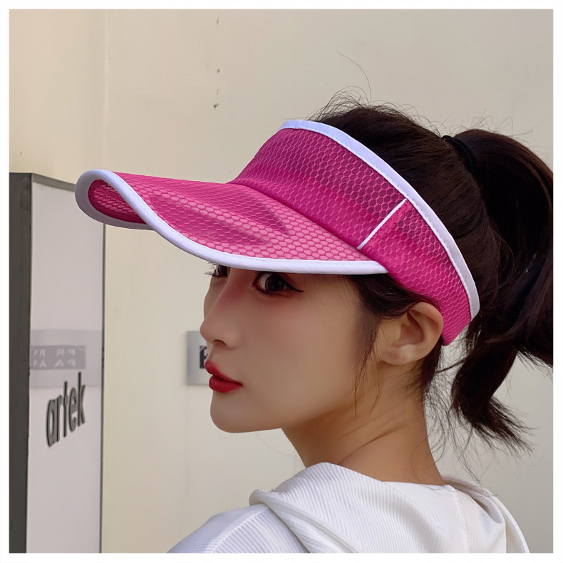 Summer Visor Hat For Women And Men Quick Drying Mesh Sun Hat_voghion.com
