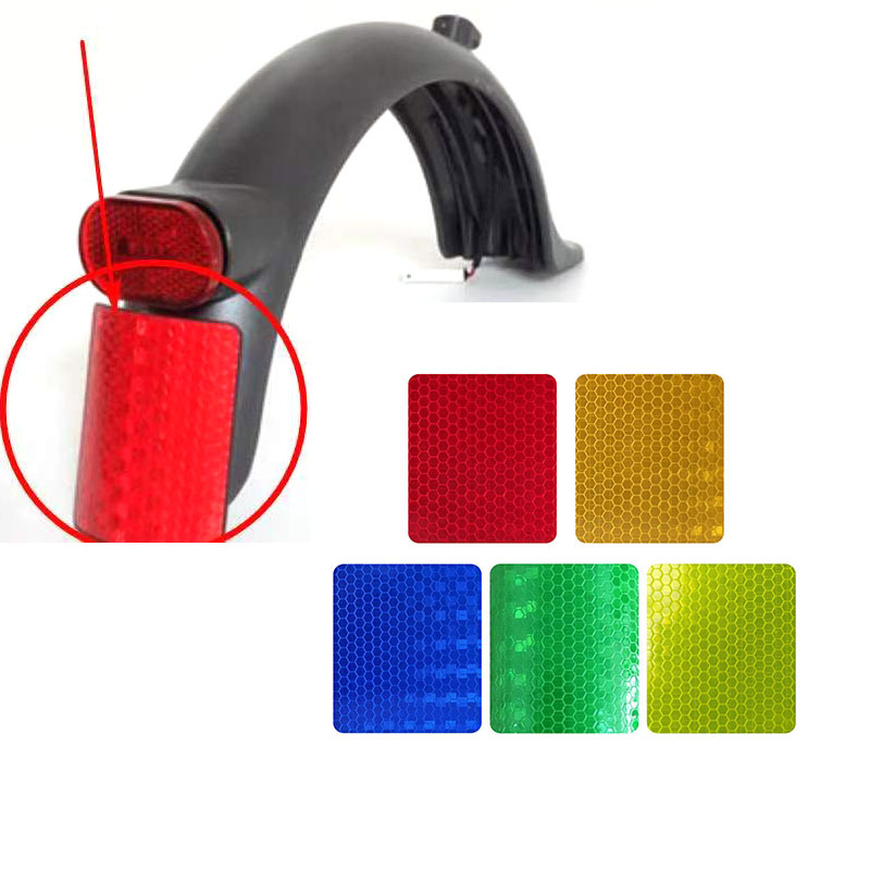 PRO小米滑板车后挡泥板闪亮星反光贴交通安全警示标贴可定颜色