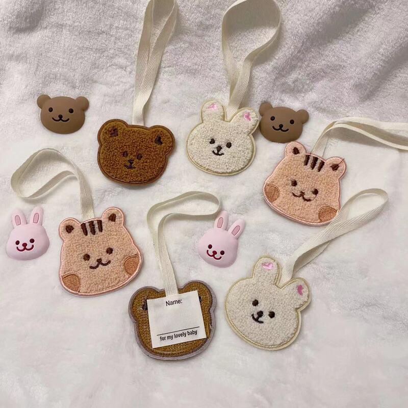 ins South Korea bear name brand brand anti-lost cartoon animal listing kindergarten baby schoolbag decorative pendant