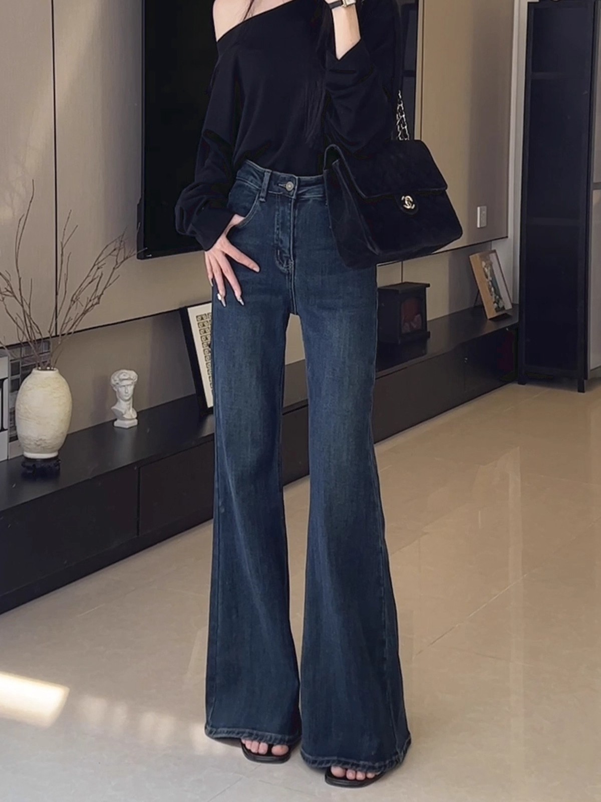 Retro autumn jeans