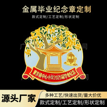 胸章烤漆仿珐琅定 制人物徽章金属烤漆粉丝闪粉徽章国潮伴手礼牌