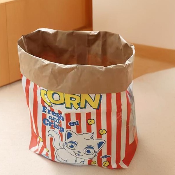 Cat Popcorn Kraft Paper Cat Bag, Educational Stress-Relief Cat Toy, Hide-And-Seek Kitten Toy, Pet Cat Boredom-Relief Toy Cat Popcorn Kraft Paper Cat Bag, Educational Stress-Relief Cat Toy, Hide-And-Seek Kitten Toy, Pet Cat Boredom-Relief Toy