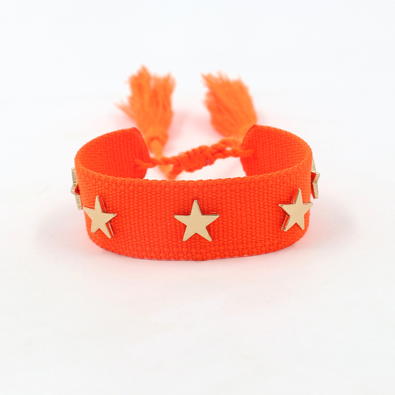 Unisex Gender Ethnic Style Streetwear Star Polyester Unisex Bracelets