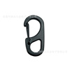 Factory direct selling 33mm mini jewelry buckle D3 spring hook buckle outdoor metal hook volume