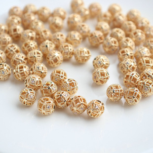 14K�~僽��Ƕ�ʯ�U�ՈA��ֱ��8mm�׼s0.7mm��ɫdiy��ɫɢ�����