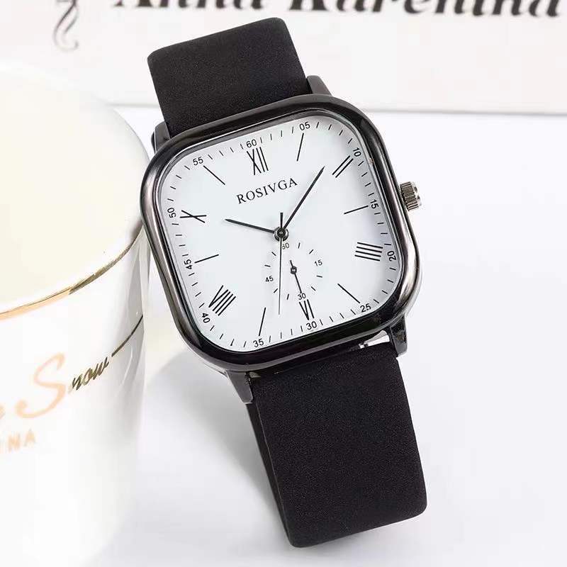 New Fashion Student Men's and Women's Couple's Watch Women's Small Square Belt Elegant Simple Quartz Watch
