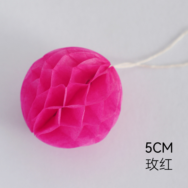 Linterna de panal de Año Nuevo decoración de barril pequeña linterna de color papel de panal dibujo de flores de fondo pared decoración