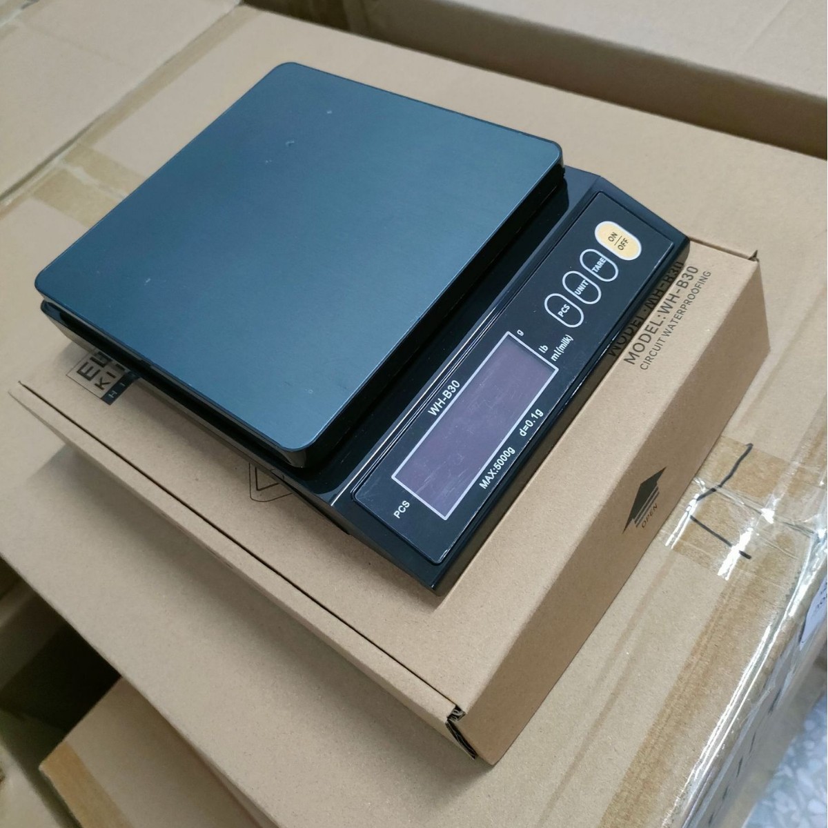 WeiHeng威衡WH-B30新款不锈钢厨房电子秤5公斤0.1克防水烘焙秤