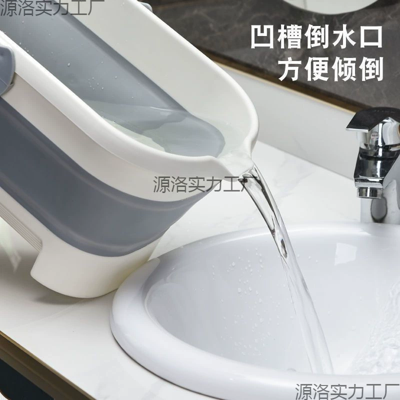 Собака купальная ванна для домашних животных Складная кошачья ванна анти-беговая кошка Портативный открытый пузырь ведро