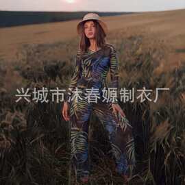 俄罗斯泳衣欧美连体泳装比基尼两件套Купальник防晒泳装