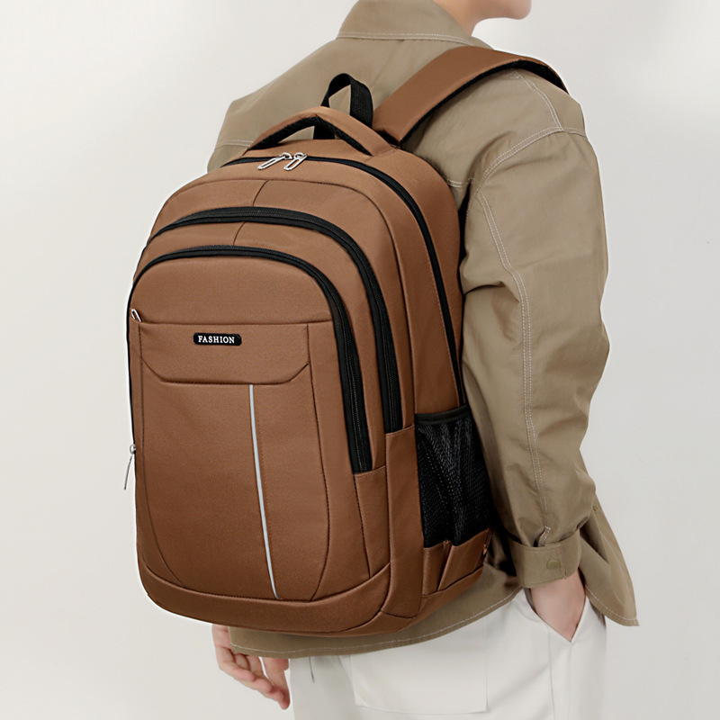Simple Style Men's Backpack, Simple Notebook Business Computer Bag, Campus Student School Bag, Trendy Travel Backpack Simple Style Men's Backpack, Simple Notebook Business Computer Bag, Campus Student School Bag, Trendy Travel Backpack
