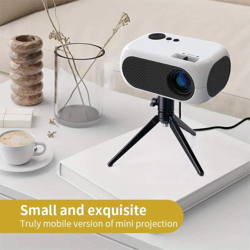 Portable Projector M24 Home-Use Small Mini High-Definition Children's Early Education Projector Factory Compact Projector