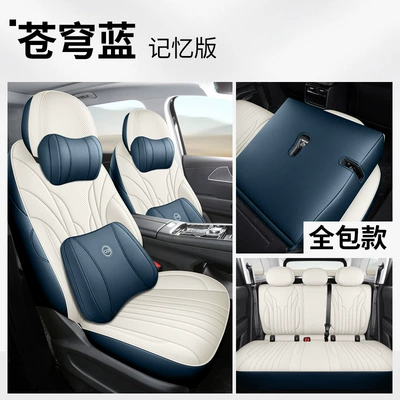 Modelə uyğun (Original) oturacaq örtükləri | Seats 5 Seats Long Range Version - fengyun-t9-sky-blue-5-seater-memory-version-front-and-rear-rows-all-included-fengyun-t9