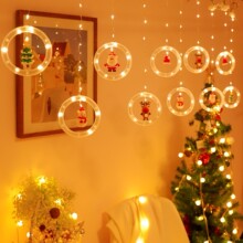 �������ڲ��ô����ƿ�ͨ����Բ���ƴ�����led�Ʒ��仧��ʥ��װ��