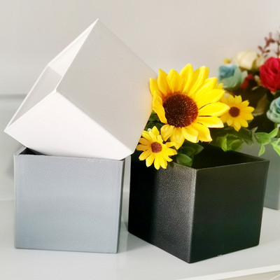 Plastic Square thickening cement Flower pot Green plant gardening Artificial Flower Container pale Scrub Floral organ