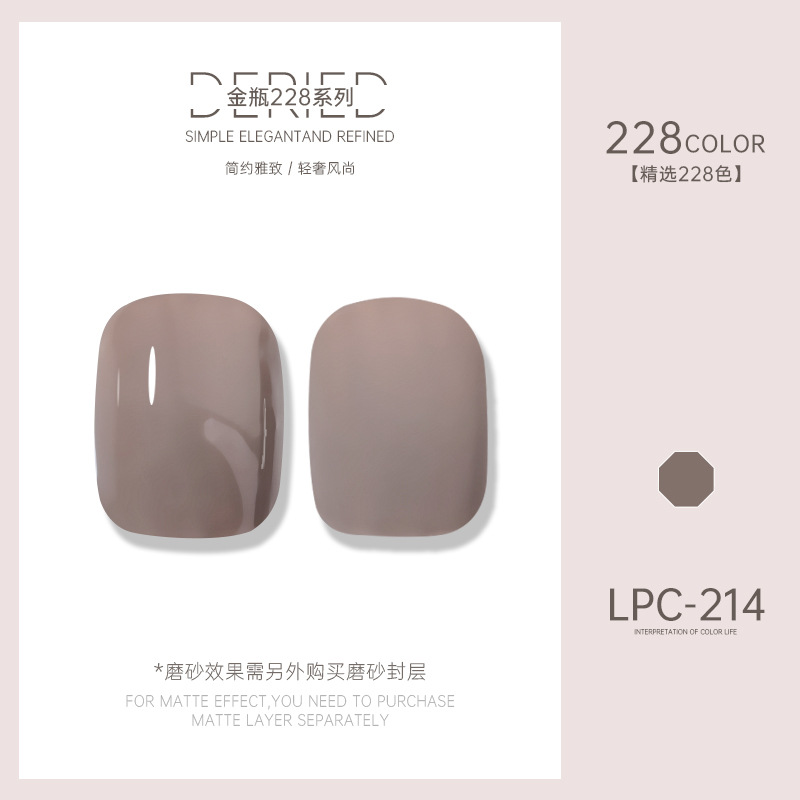 Esmalte de uñas transfronterizo al por mayor nuevo esmalte de uñas 228 colores de fototerapia esmalte de uñas esmalte de uñas color popular
