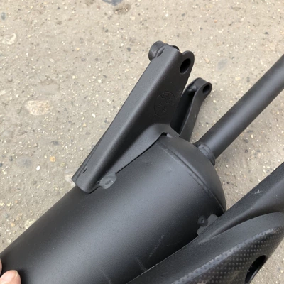 Motorcycle exhaust pipe – pipe silencer
